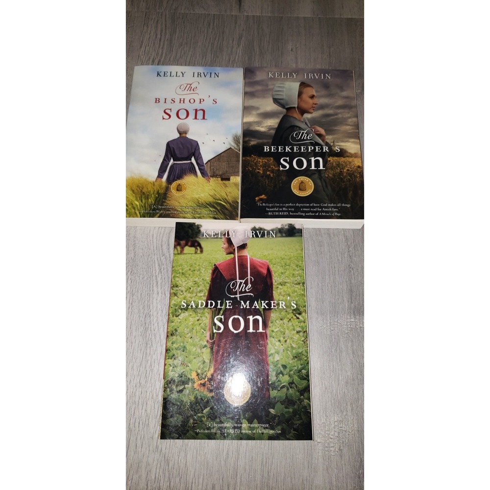 Kelly Irvin Amish of‎ Bee County 3 Book Set Bishops Beekeeper Saddle Makers Son